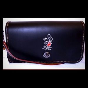 NWT Coach Mickey Mouse penny crossbody F59374